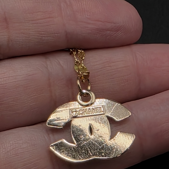 Chanel CC Pendant Necklace – 20” Gold Over S925 - Picture 4 of 4